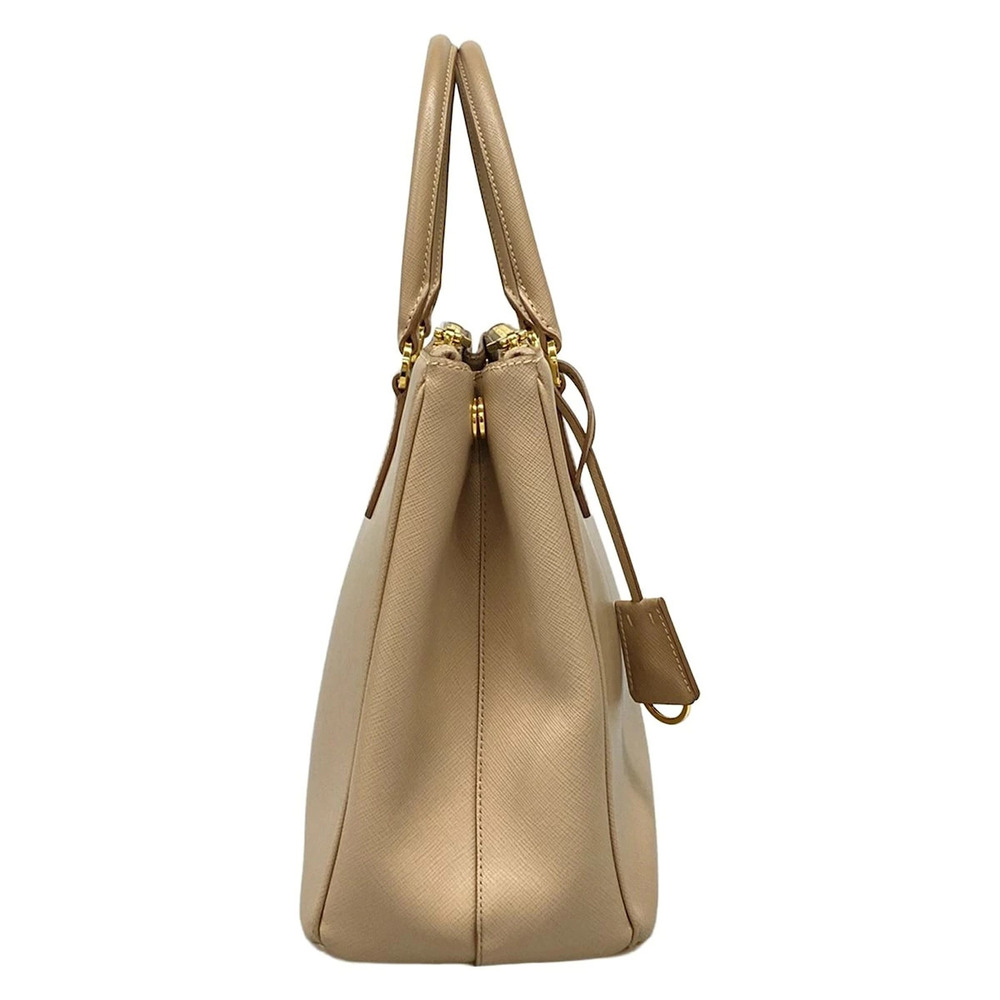 Prada Bag Beige Leather Galleria Tote